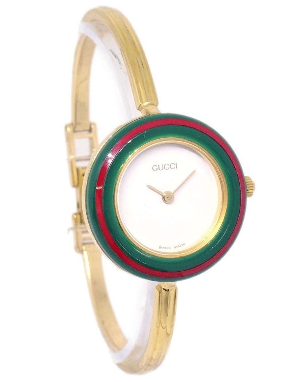 Gucci 11/12.2 Change Bezel Chameleon Quartz Watch SS 178182 - Picture 11 of 15